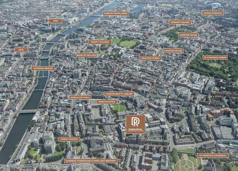 Dublin Royal Convention Centre map
