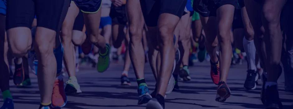 Photo of a group run