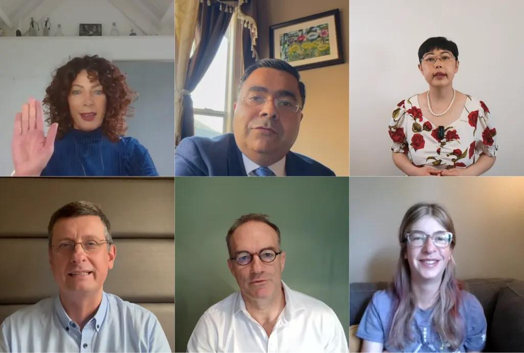 6 headshots of the speakers in the patient engagement and empowerment series