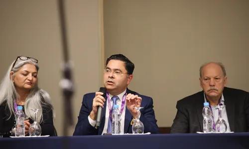 Sandeep Sahay speaking at PVRI 25 Rio