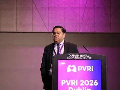 Sandeep Sahay speaking at PVRI 26 Dublin