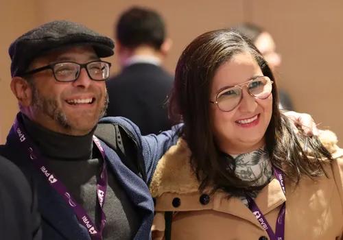 Vinicio and Suellen at PVRI 2026 Dublin