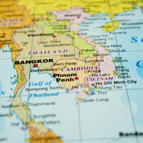 Map of Southeast Asia